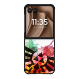 Legend of Zelda Symbol Paint Motorola Moto RAZR Plus 2025 Case