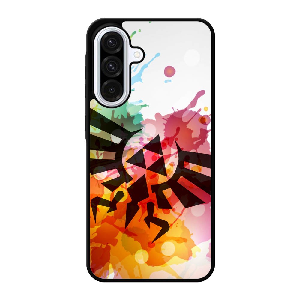 Legend of Zelda Symbol Paint Samsung Galaxy A56 Case DC4967