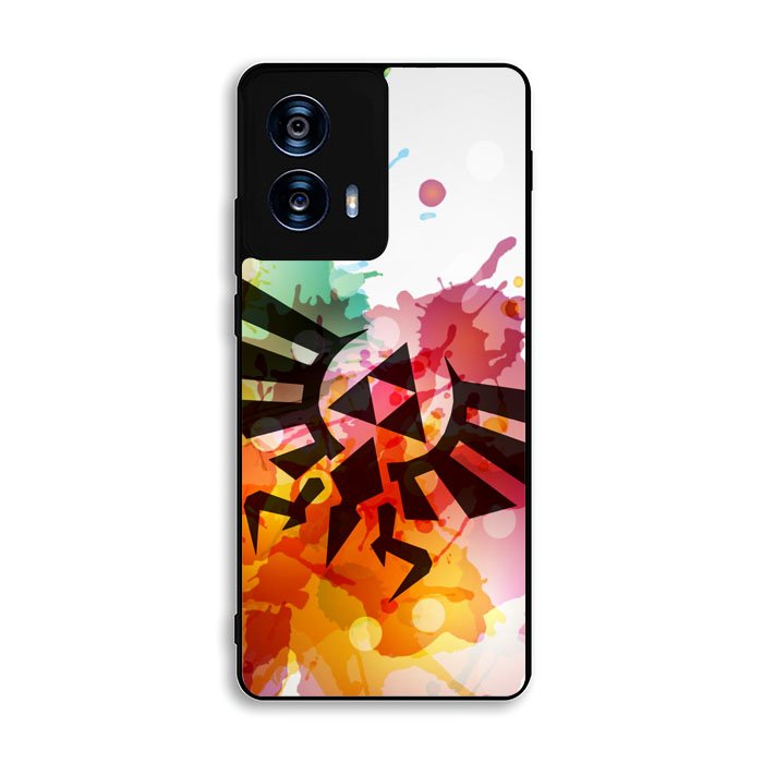 Legend of Zelda Symbol Paint Motorola Moto G Power 5G 2024 Case DC1039