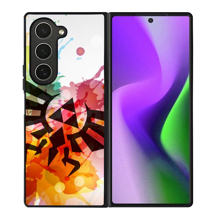 Legend of Zelda Symbol Paint Samsung Galaxy Z Fold 6 Case