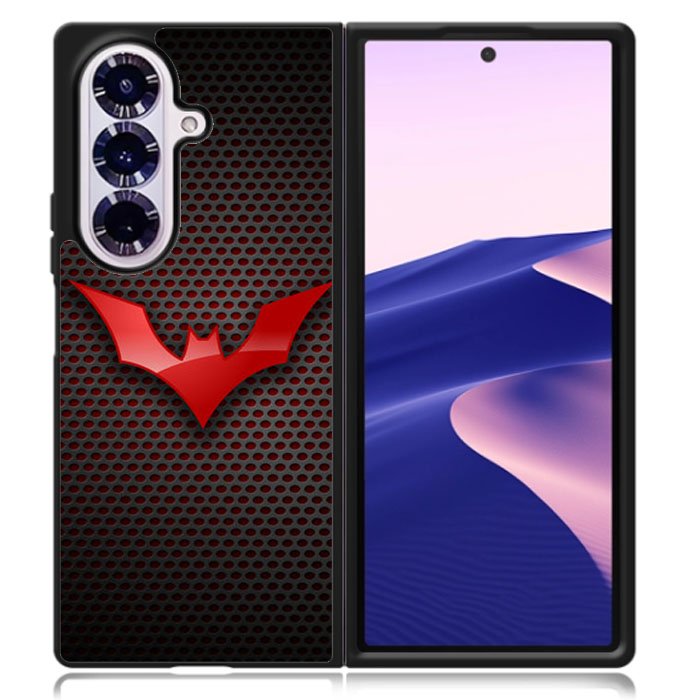 Batman Logo Red Samsung Galaxy Z Fold 7 Case DC0158