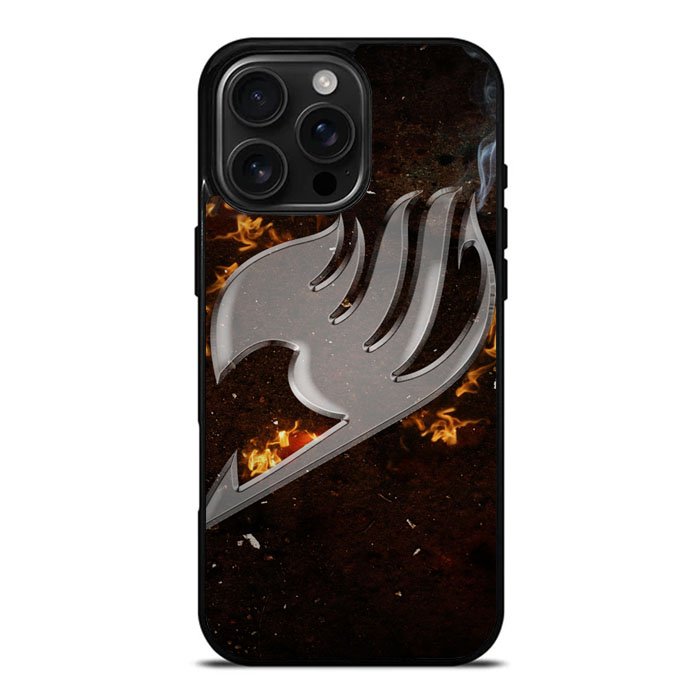 Fairy Tail Logo Fire iPhone 16 Pro Case DC0614
