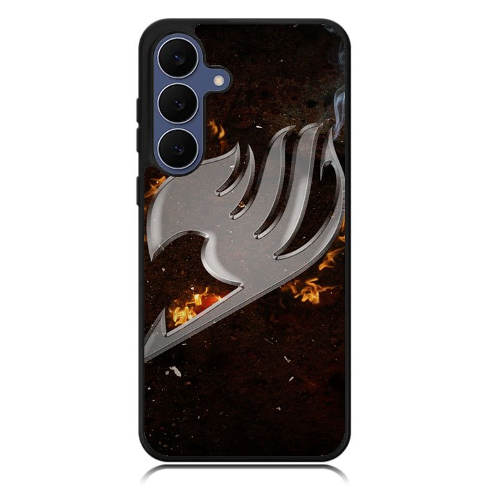 Fairy Tail Logo Fire Samsung Galaxy S24 Plus , Samsung Galaxy S24+ Case DC0614