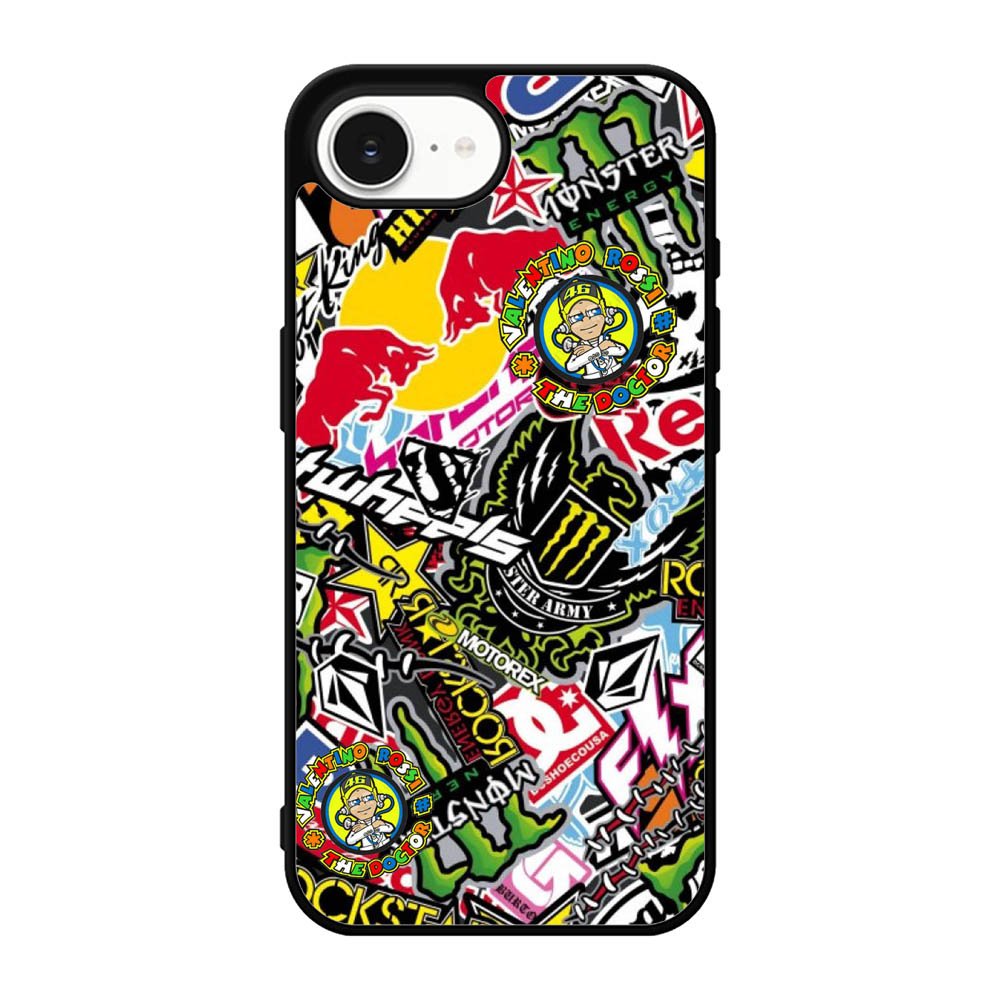 Sticker Bomb Case iPhone 17e Case DC1770