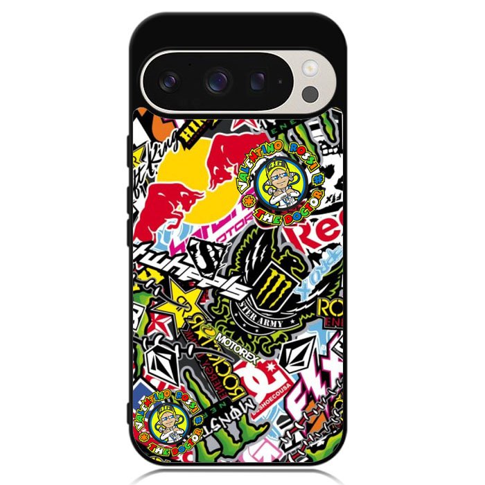 Sticker Bomb Case Google Pixel 9 | Google Pixel 9 Pro Case DC1770