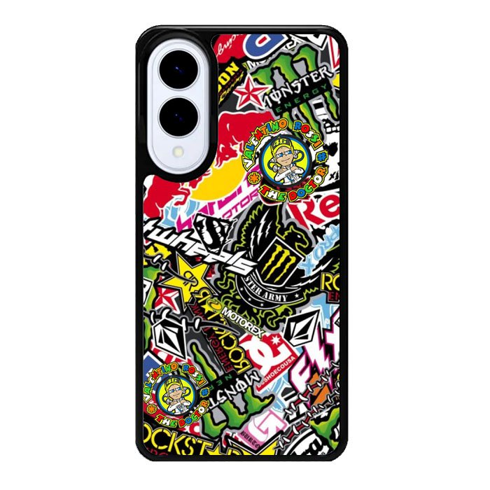 Sticker Bomb Case Samsung Galaxy S25 Edge DC1770