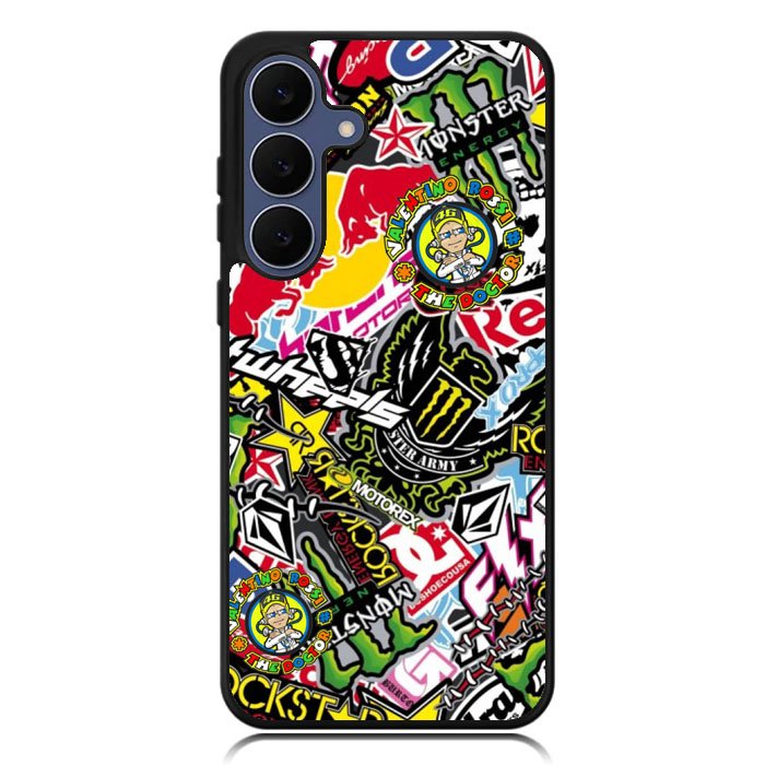 Sticker Bomb Case Samsung Galaxy S24 FE Case DC1770