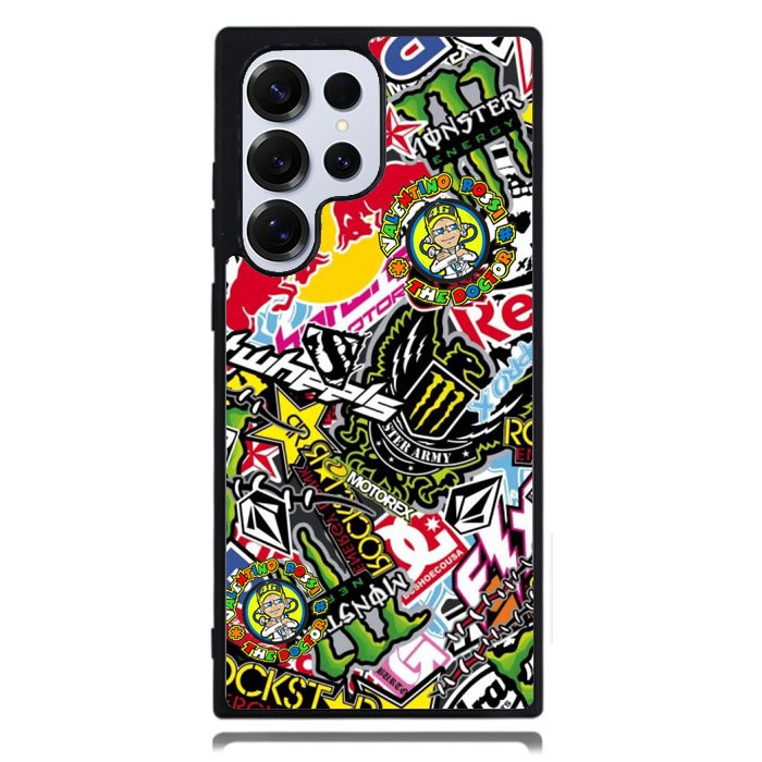 Sticker Bomb Case Samsung Galaxy S24 Ultra Case DC1770