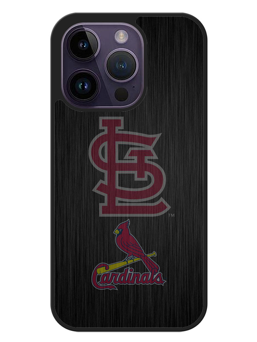 St Louis Cardinals logo wood iPhone 14 Pro Case BLN0562