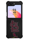 St Louis Cardinals Logo Wood Samsung Galaxy Z Flip 5 5G 2023 Case