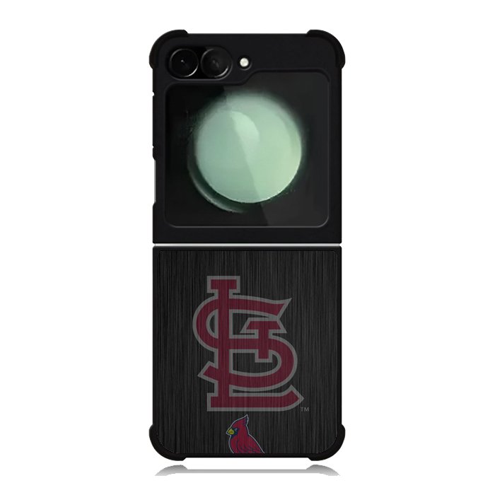 St Louis Cardinals Logo Wood Samsung Galaxy Z Flip 6 Case