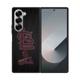 St Louis Cardinals Logo Wood Samsung Galaxy Z Fold 7 5G Case
