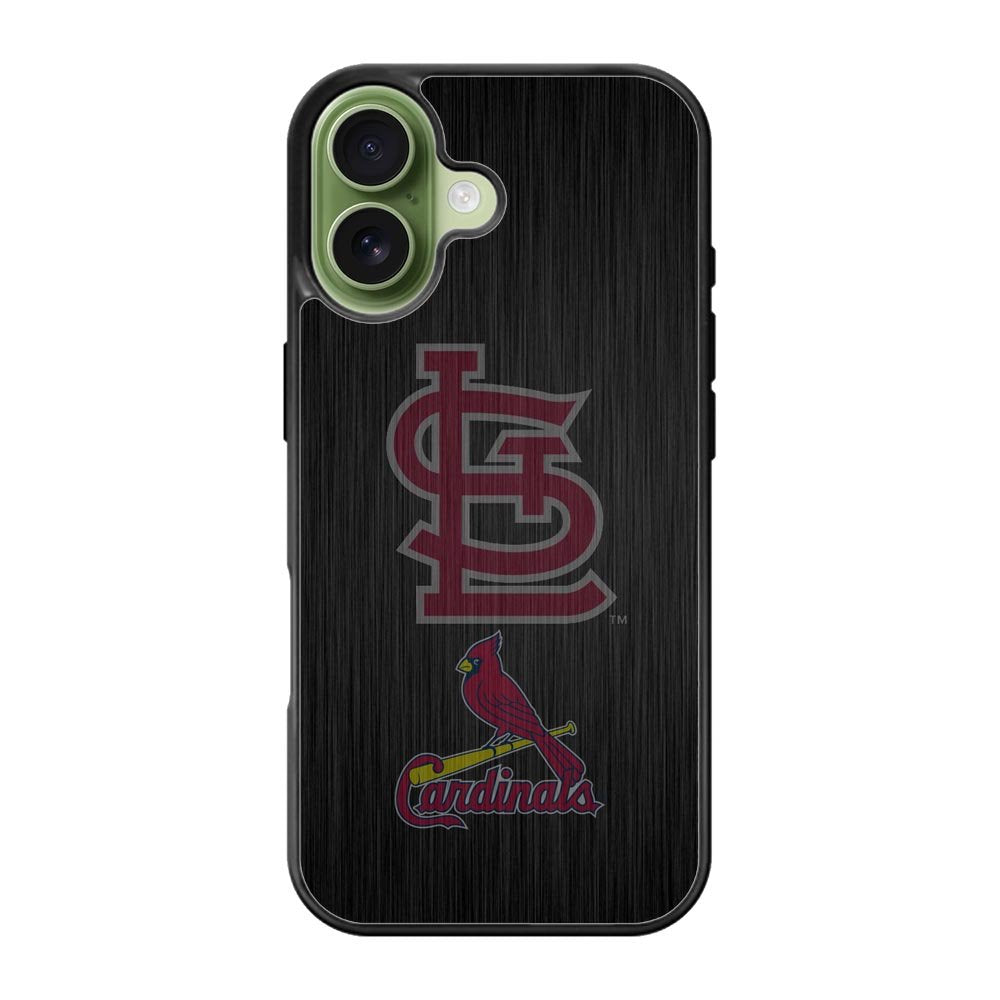 St Louis Cardinals Logo Wood iPhone 17 Case