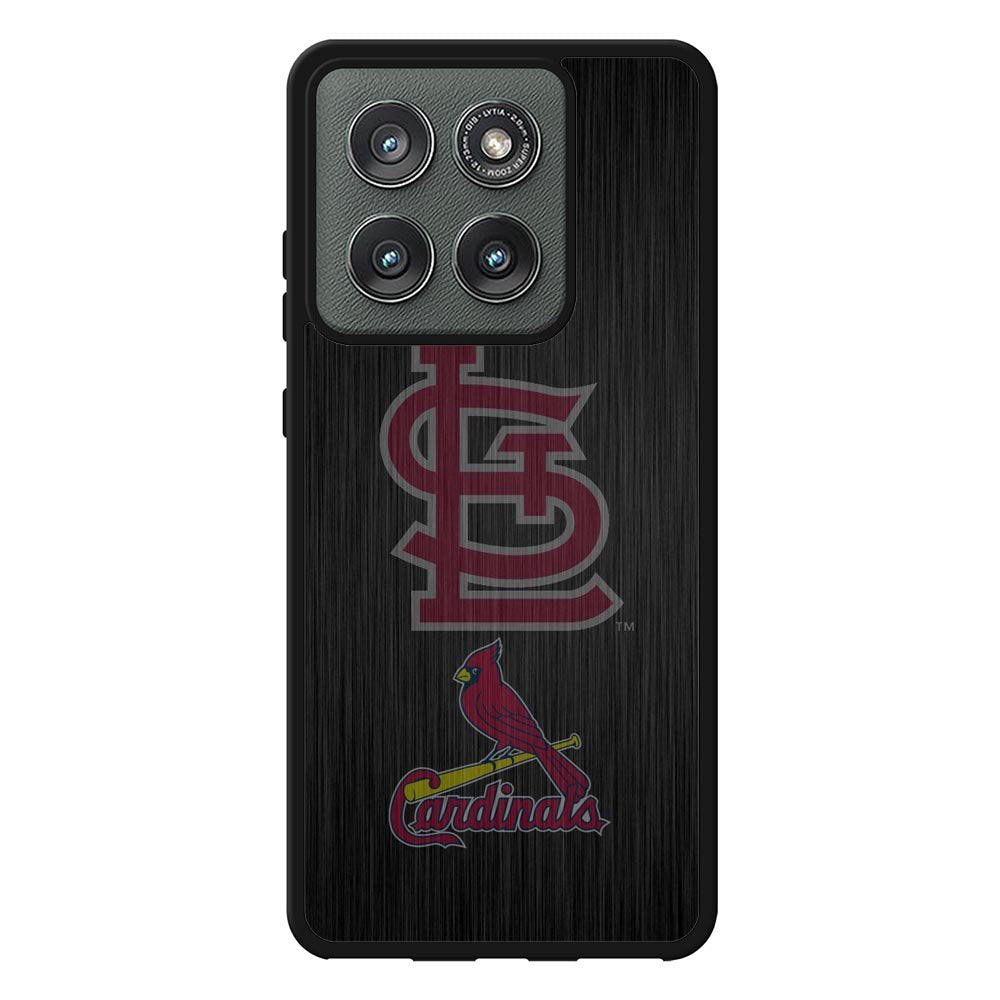 St Louis Cardinals Logo Wood Motorola Moto Edge 2025 Case