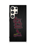 St Louis Cardinals Logo Wood Samsung Galaxy S25 Ultra 5G Case