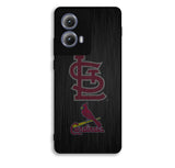 St Louis Cardinals Logo Wood Motorola Moto Edge 2024 Case DC6720