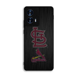 St Louis Cardinals Logo Wood Motorola Moto G Power 5G 2024 Case DC2212