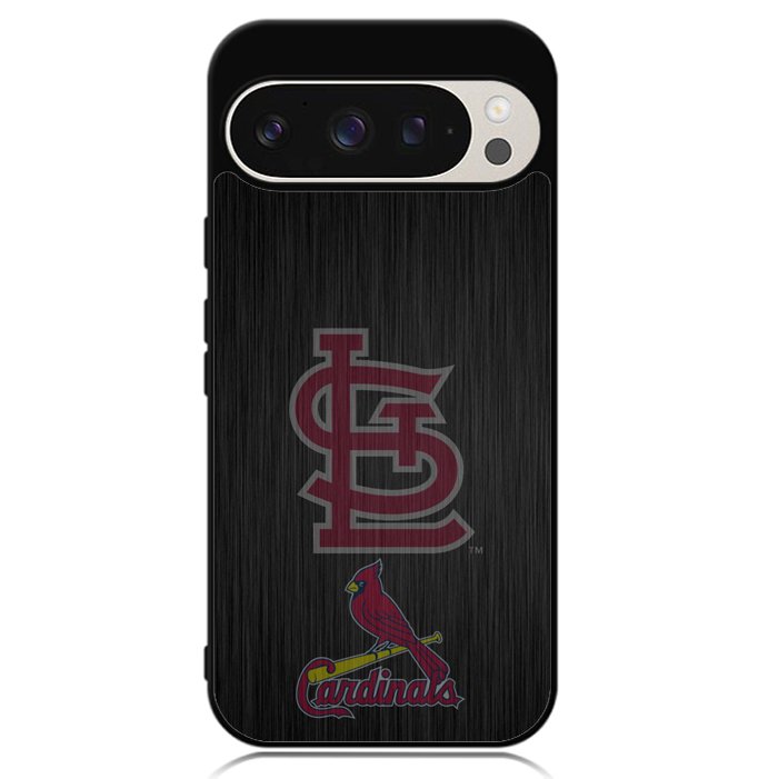 St Louis Cardinals Logo Wood Google Pixel 9 Pro XL Case
