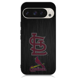 St Louis Cardinals Logo Wood Google Pixel 9 Pro XL Case