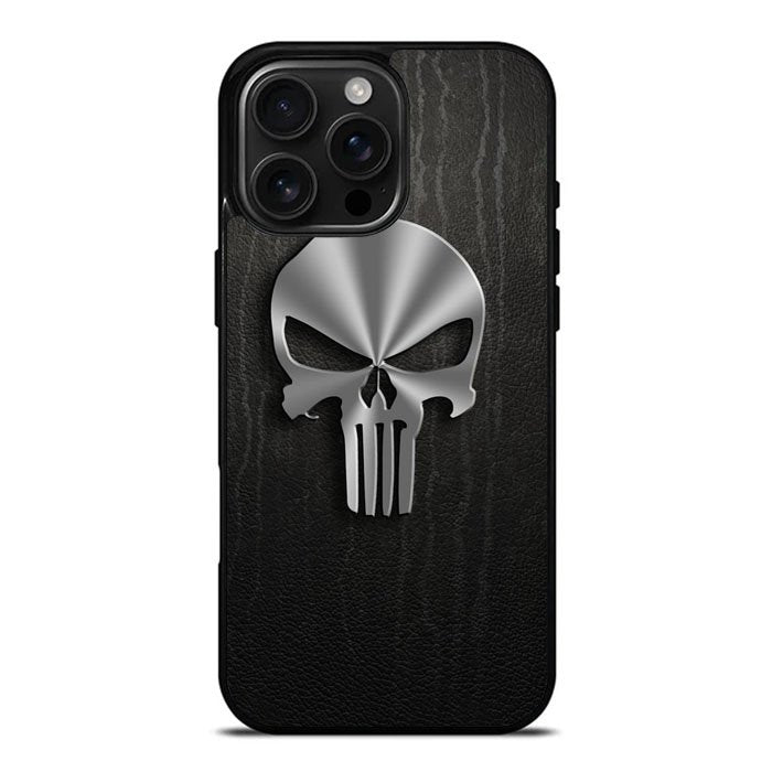 Punisher Logo 3D iPhone 16 Pro Max Case DC1517