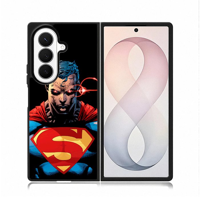 Superman Red Eyes Samsung Galaxy Z Fold 8 Ultra Case DC1807