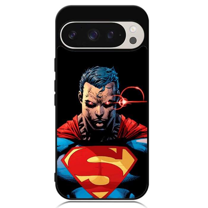 Superman Red Eyes Google Pixel 9 | Google Pixel 9 Pro Case DC1807