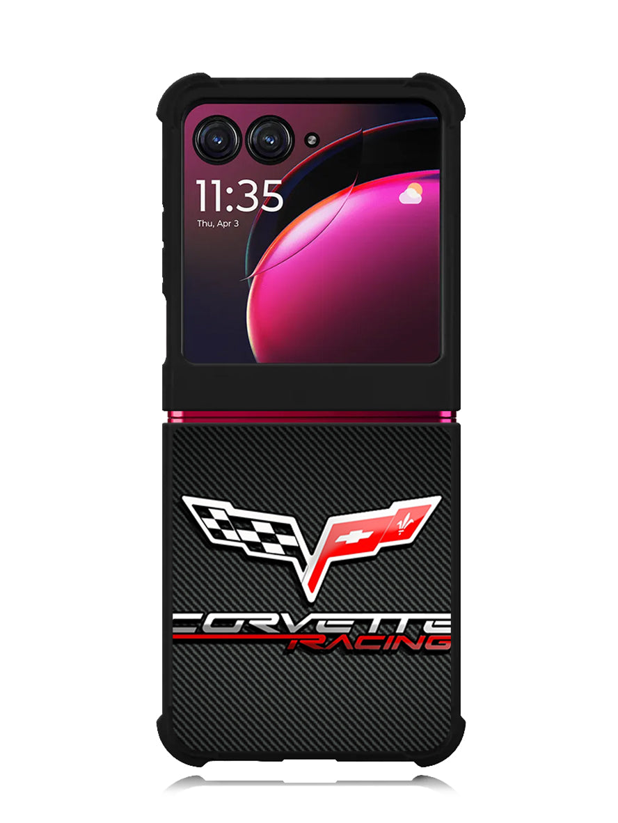 Corvette Logo 2nd Motorola Moto Razr Plus 2023 , Moto Razr+ 2023 Case
