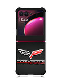 Corvette Logo 2nd Motorola Moto Razr Plus 2023 , Moto Razr+ 2023 Case