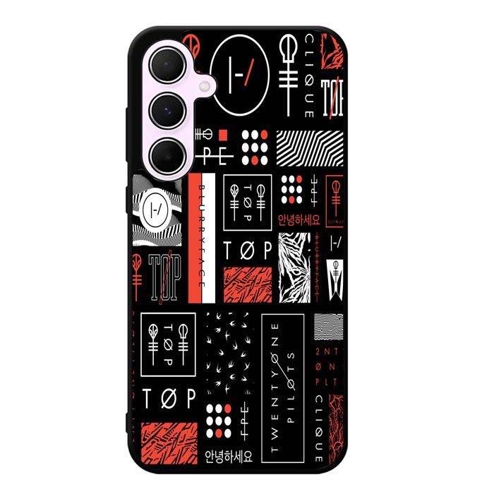 Twenty One Pilots Stripe Logo Samsung Galaxy A55 5G Case DC1911