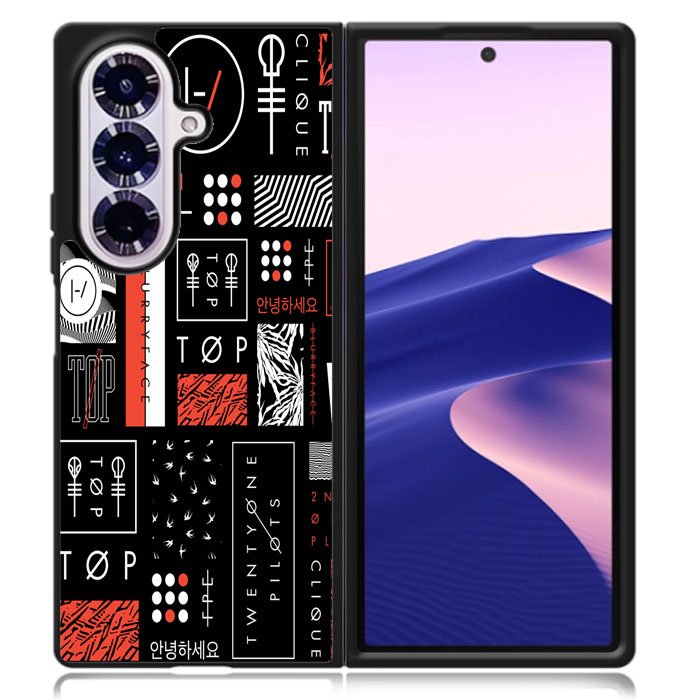 Twenty One Pilots Stripe Logo Samsung Galaxy Z Fold 7 Case DC1911