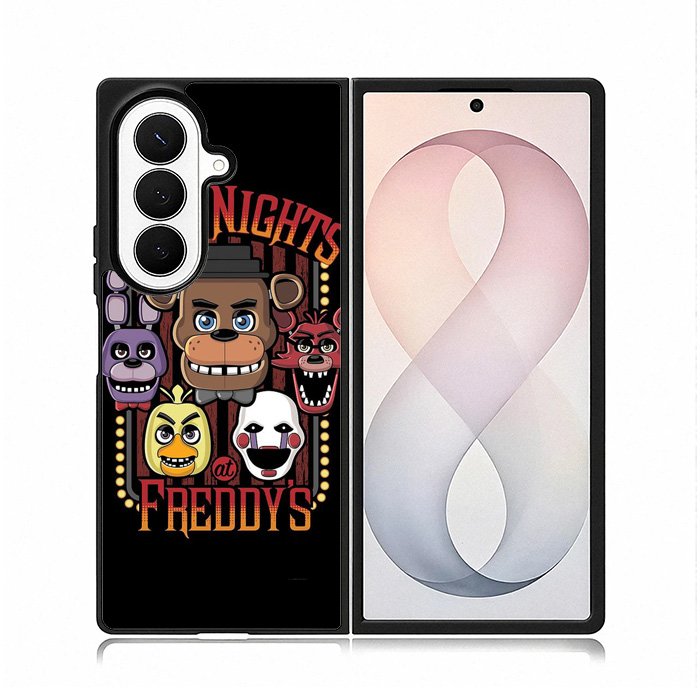 Five Nights At Freddys Characters Samsung Galaxy Z Fold 8 Ultra Case DC0639