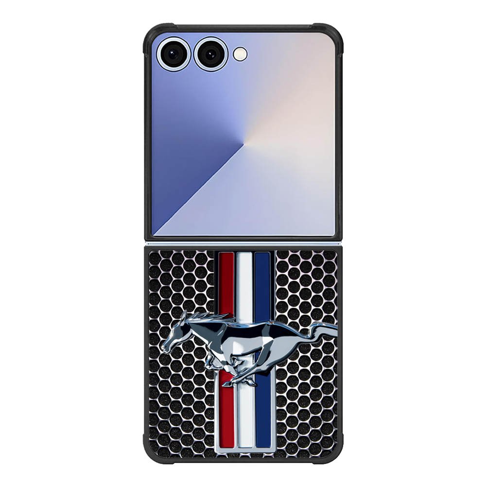 Ford Mustang Carbon Fiber Samsung Galaxy Z Flip 7 5G Case