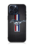 Ford Mustang Carbon Fiber iPhone 15 Pro Case BLN4918