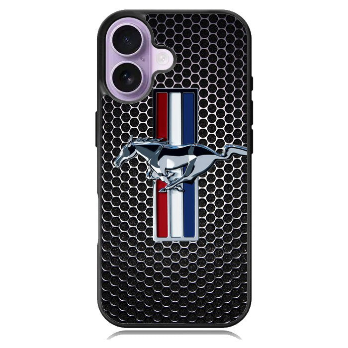 Ford Mustang Carbon Fiber iPhone 16 Plus Case DC0657