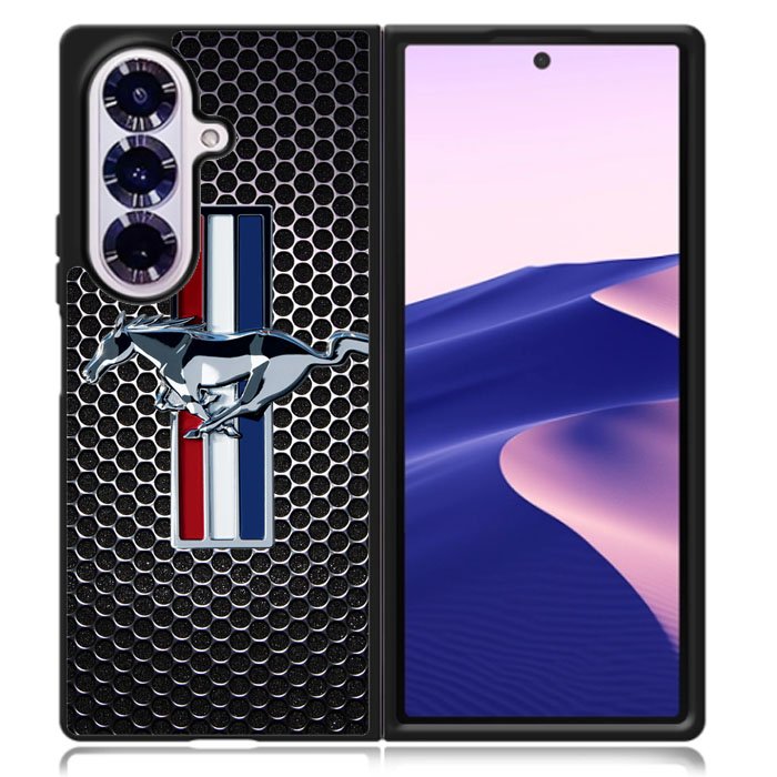 Ford Mustang Carbon Fiber Samsung Galaxy Z Fold 7 Case DC0657