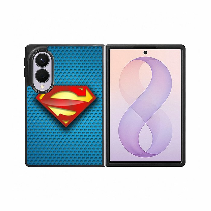 Superman Blue Carbon Logo Samsung Galaxy Z Fold 8 Case DC1798