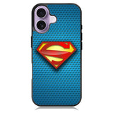 Superman Blue Carbon Logo iPhone 16 Plus Case DC1798