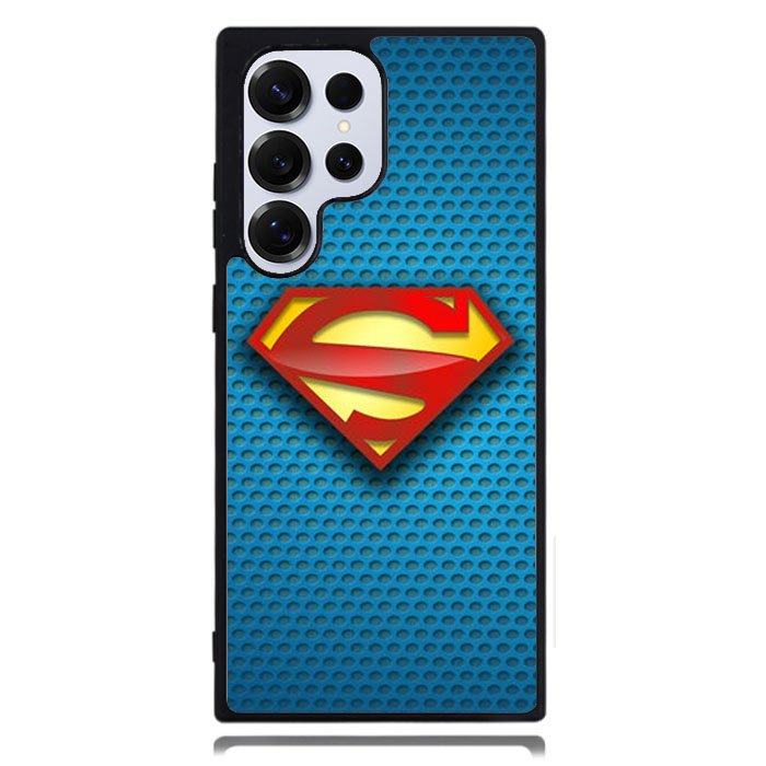 Superman Blue Carbon Logo Samsung Galaxy S24 Ultra Case DC1798