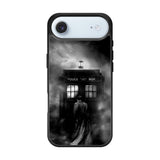 Doctor Who Tardis Police Box Black White iPhone Air Case