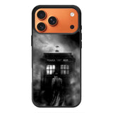 Doctor Who Tardis Police Box Black White iPhone 17 Pro Max Case
