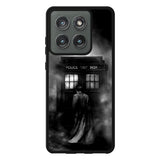 Doctor Who Tardis Police Box Black White Motorola Moto Edge 2025 Case