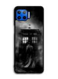 Doctor Who Tardis Police Box Black White Motorola Moto One 5G Case , Moto One 5G UW Case , Moto G 5G Plus Case