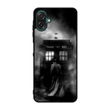 Doctor Who Tardis Police Box Black White Samsung Galaxy A07 Case