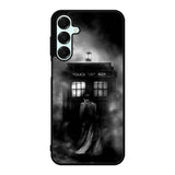 Doctor Who Tardis Police Box Black White Samsung Galaxy A16 Case DC6741
