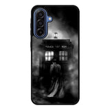 Doctor Who Tardis Police Box Black White Samsung Galaxy A17 Case