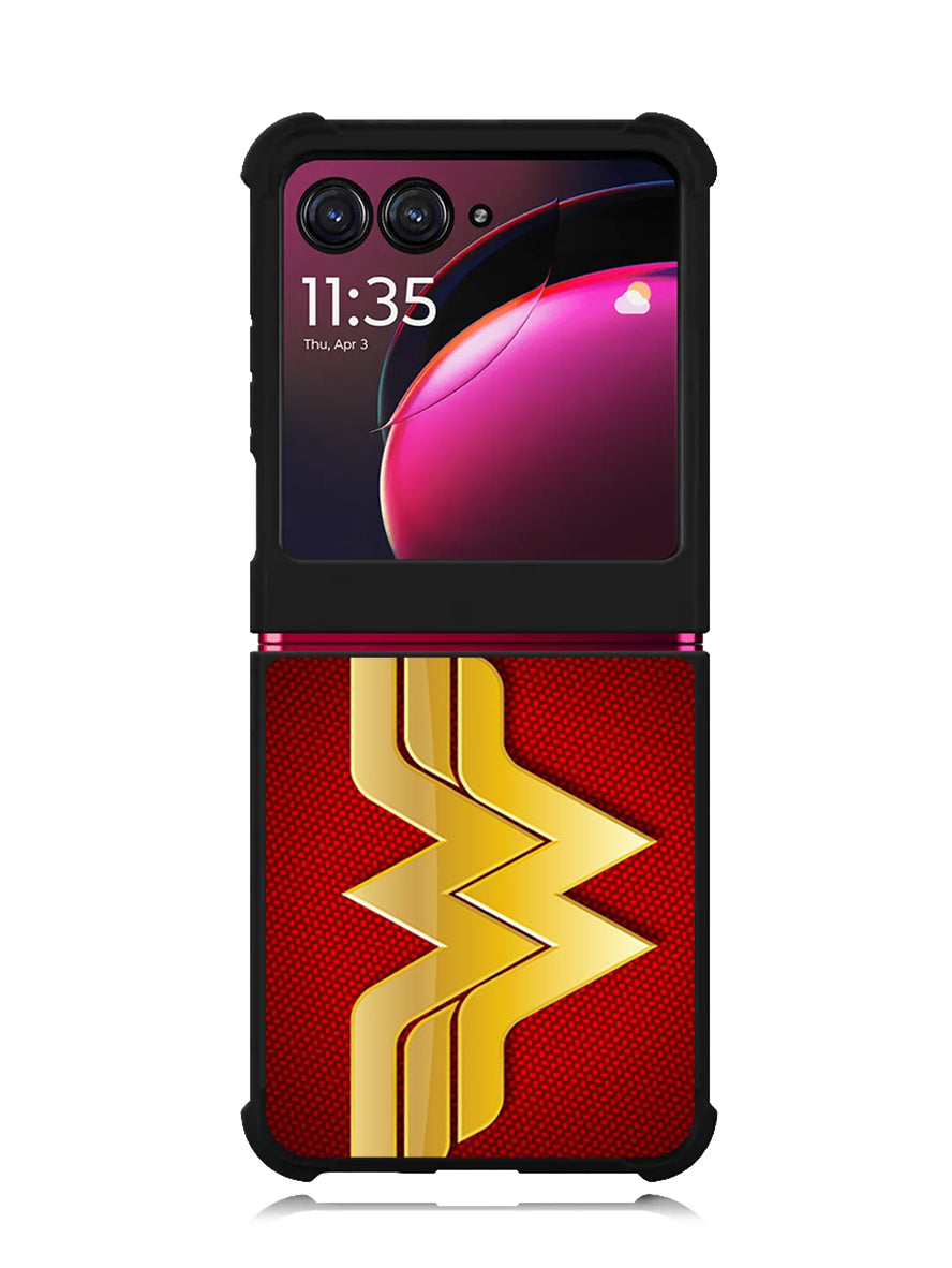 wonder woman Logo Motorola Moto Razr Plus 2023 , Moto Razr+ 2023 Case