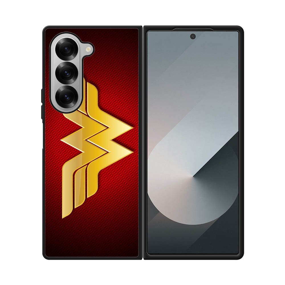 wonder woman Logo Samsung Galaxy Z Fold 7 5G Case