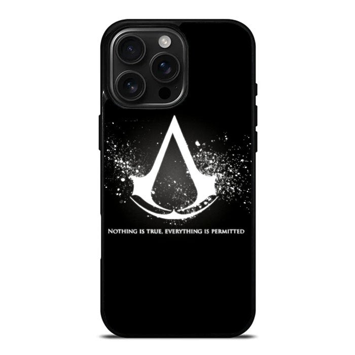 Assassins Creed Symbol Glow iPhone 16 Pro Case DC0097