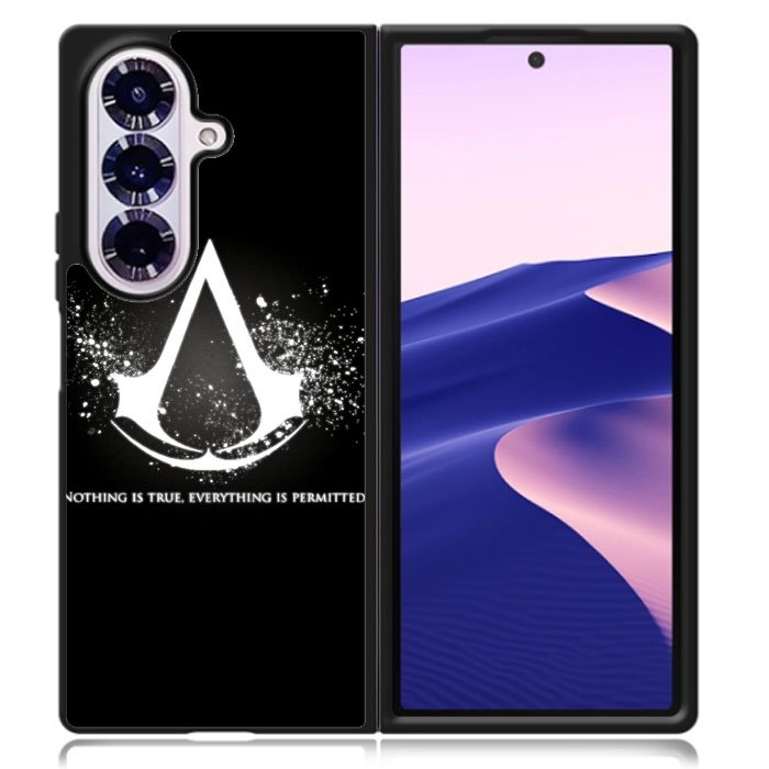Assassins Creed Symbol Glow Samsung Galaxy Z Fold 7 Case DC0097