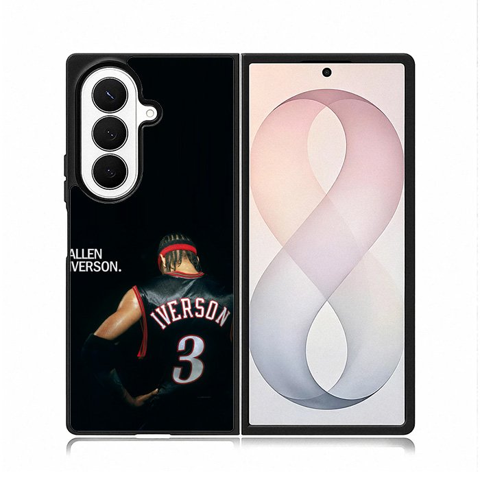 Allen Iverson  Black Case Samsung Galaxy Z Fold 8 Ultra Case DC0061